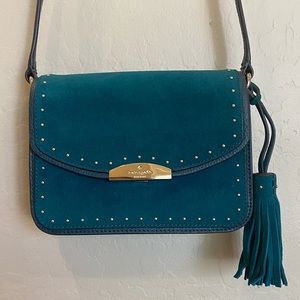 Kate Spade Studded Suede Crossbody w/ Tassel